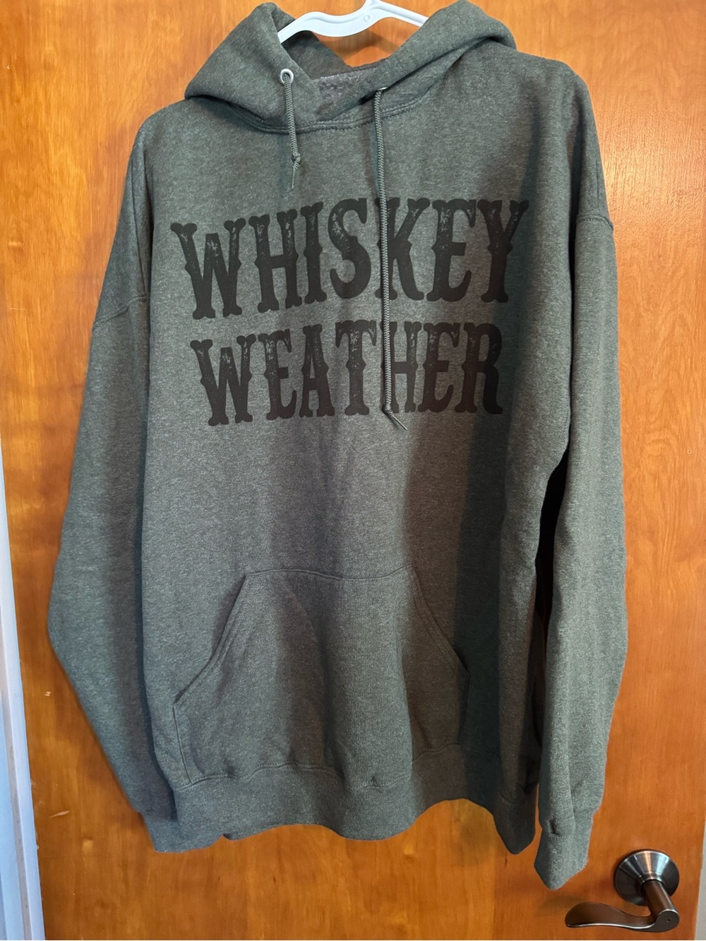 Whiskey Weather Men's Hooded Sweatshirt - Weathered Green